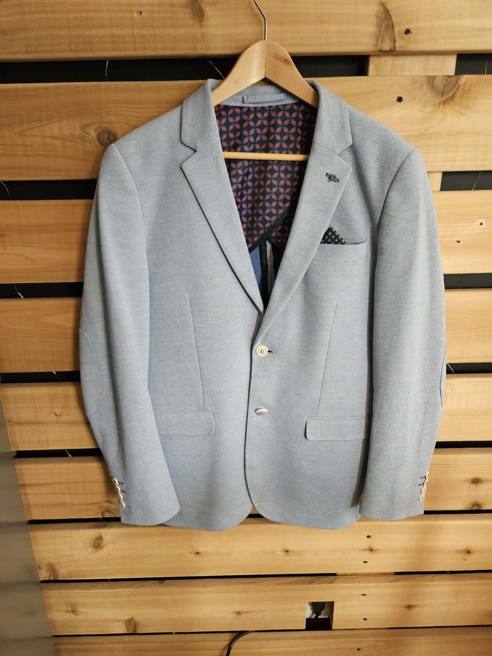 Light Gray Men's Blazer - Modern Tailored Jacket